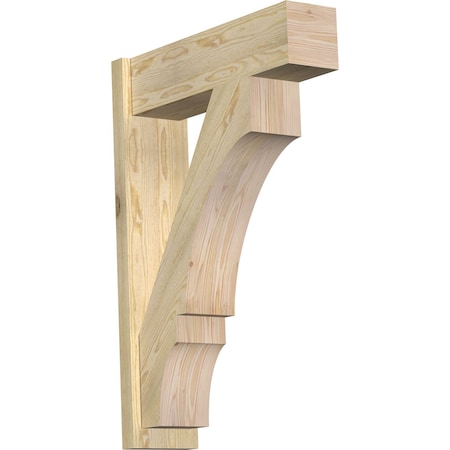 Ekena Millwork Balboa Block Rough Sawn Outlooker, Douglas Fir, 8"W x 28"D x 40"H OUT08X28X40BOA05RDF